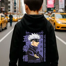 LONDON STREETS Boys Graphic Printed Hooded Fleece Sweatshirt-image-51