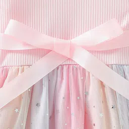 includ INCLU Girls Flutter Sleeves Fit & Flare Dress image 2