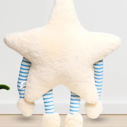 Lattice Star Pillow with Arm & Leg, Plush Stuffed Toy Doll for Boys and Girls- Color May Vary image 4
