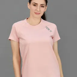 HRX by Hrithik Roshan Women Solid Round Neck T-shirt-picture-36