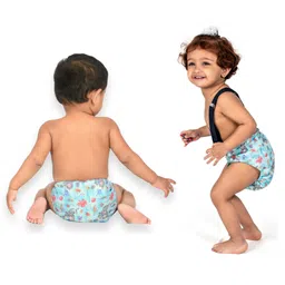 Dumbledo Premium Cloth Diaper with Leak-Proof, Absorbent 6-layer Black Insert - Dryfeel with Comfortable Fit for 3 Months to 3 Years, Pack of 5 image 5