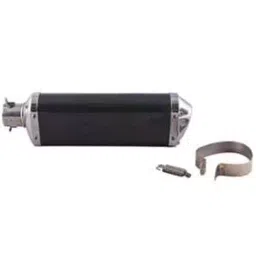 RA Accessories Black Triple Carbon Racing Silencer Exhaust for LML Freedom image 3