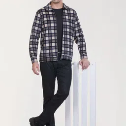 ARRAY Men Checked Sweatshirt-image-64