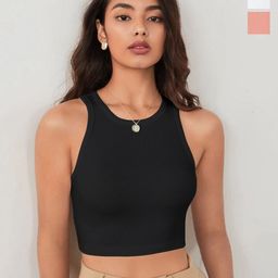 BAESD Women Pack of 3 Vertical Stripes Striped Tank Crop Top-picture-47