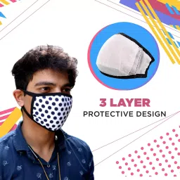 Oriley 3 Layer Reusable Face Mask OR7MS2 (Pack of 5 Pcs) image 5