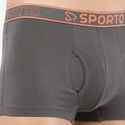 Sporto by Macho Men Pack Of 3 Combed Cotton Mid Rise Trunk image 4