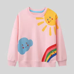 LULU & SKY Girls Printed Sweatshirt image 5