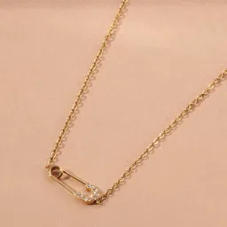 Palmonas Cute Safety Pin Necklace For Women - Waterproof And Anti-Tarnish-image-90