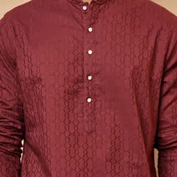 Tasva Men Abstract Printed Straight Kurta image 2