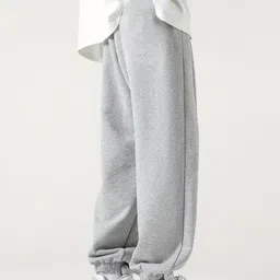 dockstreet Men's Alley Cool Backdoor Series Men's Casual Sweatpants Baggy Jogger Pants ||Drawstring Joggers || 100% Pure Cotton || Breathable Airy for All Seasons image 2