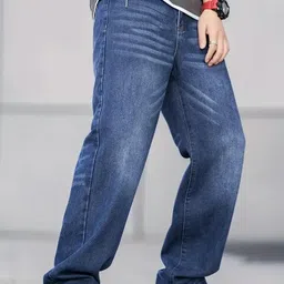vogaan Men's Loose Fit Jeans for Men | Men Jeans Pants | Denim Jeans | Baggy Jeans for Men image 5