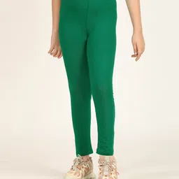 Zion Cotton Lycra Solid Leggings - Green-picture-18
