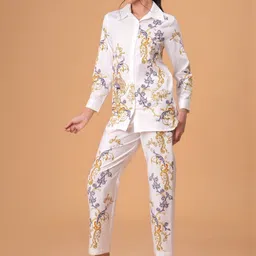 Zolo Label Printed Shirt Collar Shirt & Trousers Co-Ords image 4