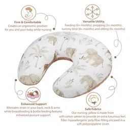 Crane Baby Feeding & Nursing Pillow Kendi Collection - Mulitcolor image 3