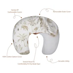 Crane Baby Feeding & Nursing Pillow Kendi Collection - Mulitcolor image 4
