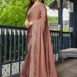 all about you Embellished Zari Heavy Work Saree image 4