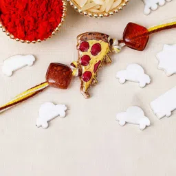 eCraftIndia Pizza Slice Rakhi For Brother-picture-54