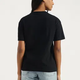 United Colors of Benetton Graphic Printed Pure Cotton Round Neck T-shirt image 4