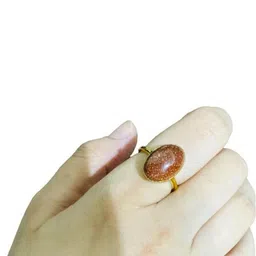 GenZcomplex Gold-Plated Brass Finger Ring image 1