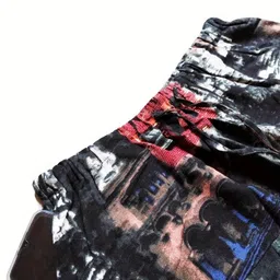 MILLION STORE Harem Pant Men Paisley Printed Drop Crotch Pants Free Size image 5