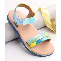 Pine Kids Sandals with Velcro Closure -  Yellow-picture-19