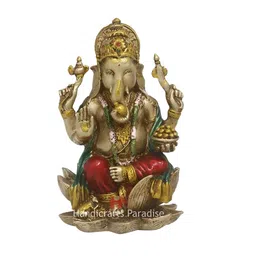 HANDICRAFTS PARADISE Multicoloured Religious Idol Showpiece image 3