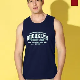 WOOSTRO Men Pack of 2 Typography Printed Round Neck Cotton Slim Fit Sports T-shirts-picture-12