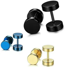 Crazy Fashion Pack Of 3 Contemporary Studs Earrings-image-78