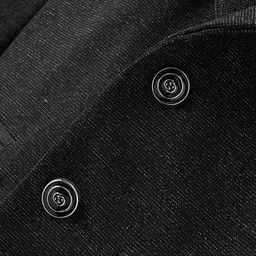 Babyhug Full Sleeves Solid Color Party Wear Blazer - Black image 5