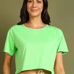 Moda Rapido Women Drop-Shoulder Sleeves Bio Finish Pockets T-shirt-picture-21