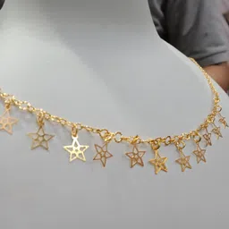 Nawab Collection Women Gold Necklace and Chains image 3