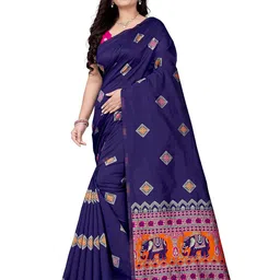 KAVINDI Woven Design Banarasi Saree-picture-32