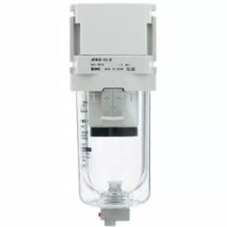 SMC AFD-D Series 5 μm G 1/8 0.1MPa to 10 bar Pneumatic Filter 200 LPM max with Auto drain, AFM20-F01C-D-picture-45