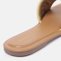 Allen Solly Women Striped Open Toe Flats image 3