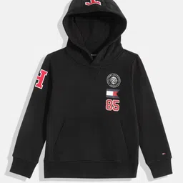 Tommy Hilfiger Boys Printed Pure Cotton Hooded Sweatshirt-picture-25