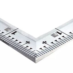 Shinwa Rules Square Thickness Curved Equivalent Scale Silver 485×242.5×1.4 mm, 68535293-picture-6