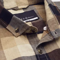 Mast & Harbour Men Standard Buffalo Checked Casual Pure Cotton Shirt image 4