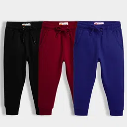 Orange Sugar Kids Pack of 3 Mid-Rise Joggers-picture-24