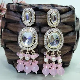 VATSALYA creation Gold-Plated Alloy Earrings-image-14