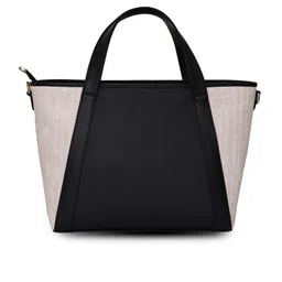 Purpleberry Colourblocked Structured Tote Bag image 2