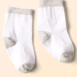 Cute Walk by Babyhug Ankle Length Anti Bacterial Socks With Stripes & Dino Design Pack of 3 - Multicolor image 5