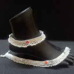 AamNa Enterprises Silver-Plated Anklet image 5