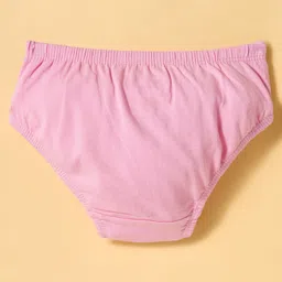 Honeyhap Premium Cotton Knit Panties with Bio Finish & Heart Print Pack of 3 - Lilac Sachet Saltwater Slide & Bright White image 5