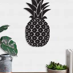 Art Street Black Pineapple Wall Decor image 1