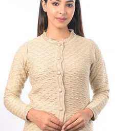 Varenyam Women Self Design Cardigan-picture-35
