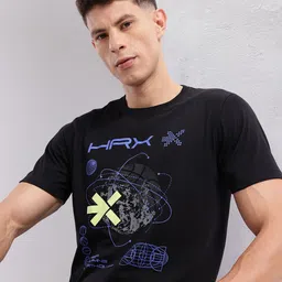 HRX by Hrithik Roshan Men Brand Logo Printed T-shirt-picture-27
