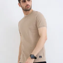 Status Quo Men Self Design Round Neck T-shirt image 5