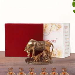 INTERNATIONAL GIFT Copper-Toned Religious Idol Showpiece-picture-13