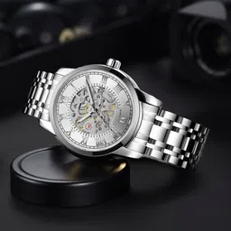 FORSINING Men Dial & Stainless Steel Straps Analogue Automatic Motion Powered Watch TWW_WRG8250M4S3 image 3