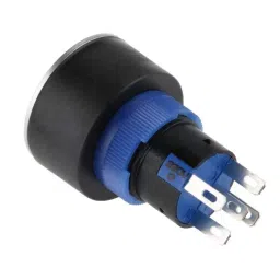 RS PRO Illuminated Push Button Switch Momentary 22.2 mm SPDT Green LED 250 V AC, 1758233 image 5